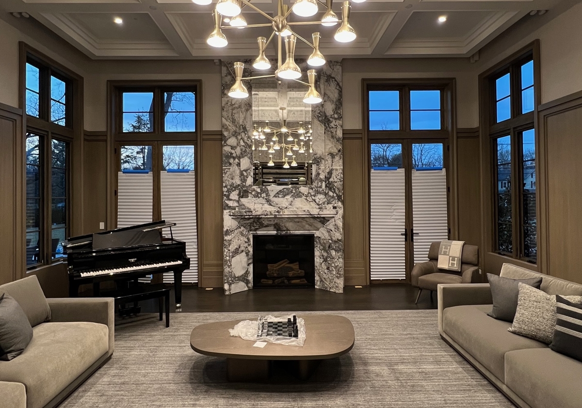 Invisible Blue Fire place