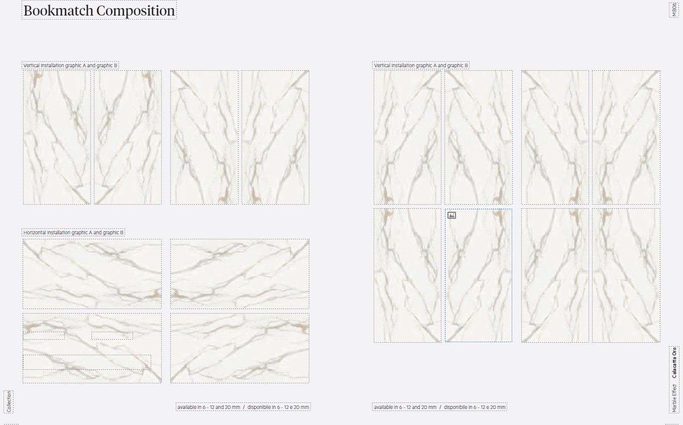 INFINITY Porcelain: Marble Collection Calacatta Oro Bookmatched | Arena Stone NJ Arena stone nj infinity calacatta oro mb06 calacatta oro bookmatched