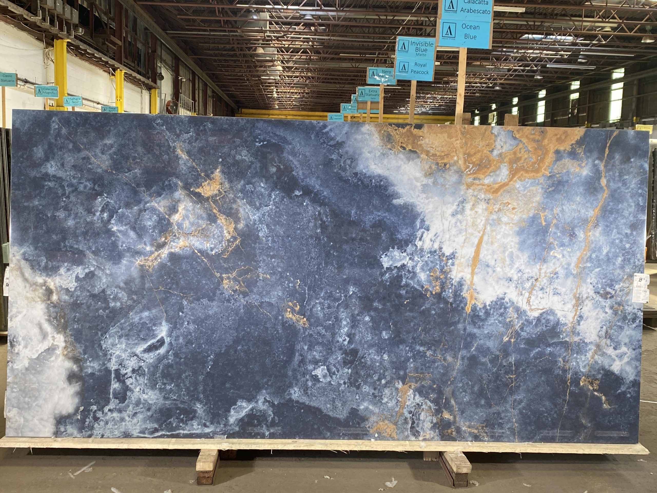 INFINITY Porcelain: Marble Collection Ocean Blue B Slab | Arena Stone NJ Arena stone nj infinity ocean blue oc03 ocean blue b slab