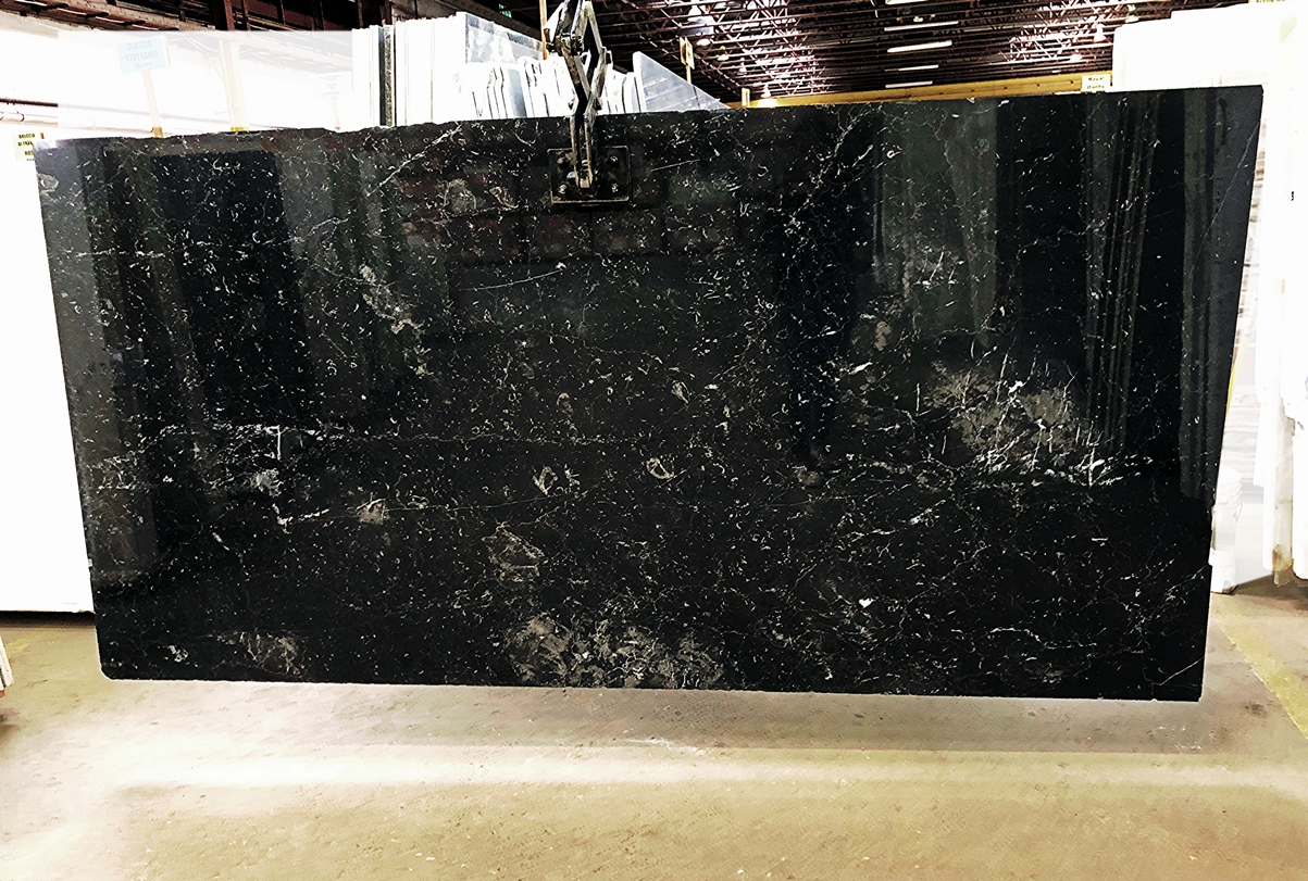 Arena stone nj nero marquina  lot 1821 3cm polished nero marquina  lot 1821 3cm polished 110x55