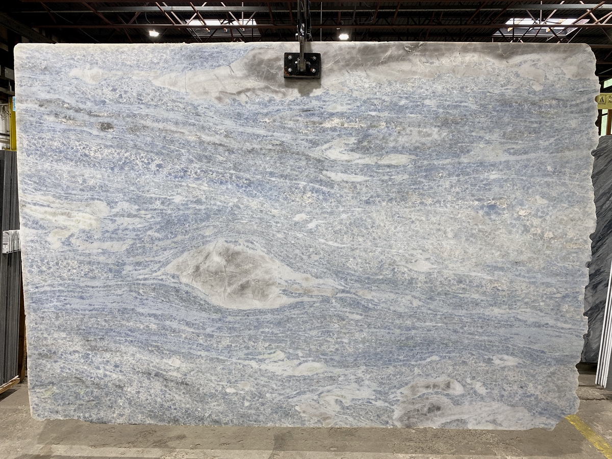 Blue Color Calcite Azul- Lot 1986 2cm Polished, 117 x 78 | Arena Stone NJ Arena stone nj opal blue lot 1986 2cm polished calcite azul lot 1986 2cm polished 117 x 78