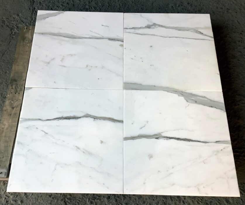 Calacatta borghini 24 x 24 polished lot 0001