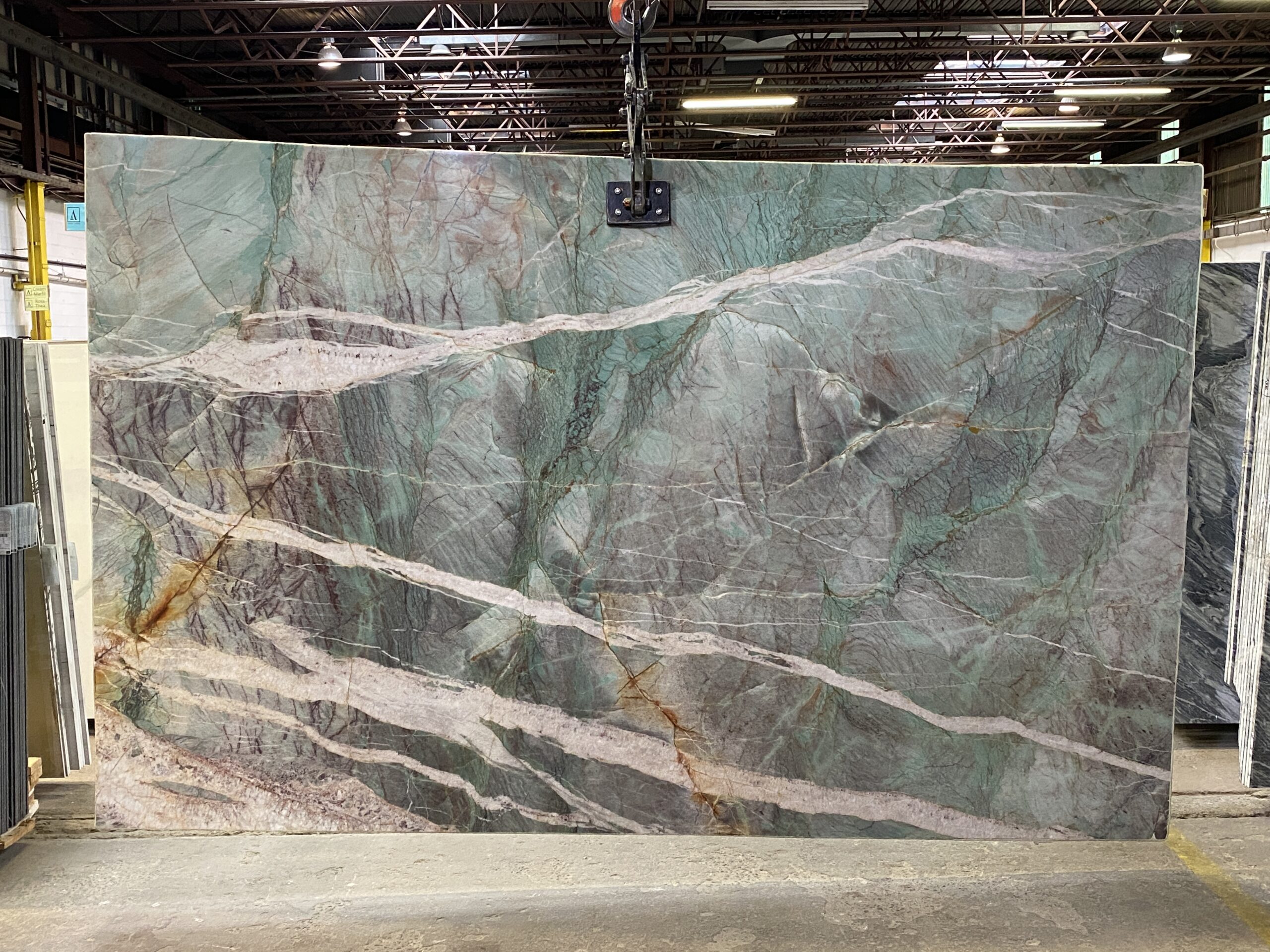 Exotic Quartzite Amazzonite Cristallo - Lot 2263 2cm Polished, 127" x 79" | Arena Stone NJ Arena stone nj amazzonite cristallo lot 2263 2cm polished amazzonite cristallo lot 2263 2cm polished 127 x 79
