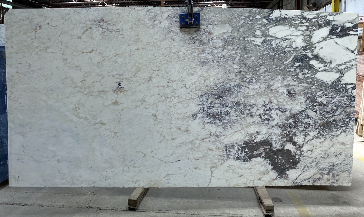 Breccia Capraia-Turquoise - A white surface with a mesmerizing blend of turquoise based veins that can support a variety of grand designs. Lot 1951 #31B 125x64 | Arena Stone NJ Arena stone nj breccia capraia turquoise lot 1951 2cm polished lot 1951 31b 125x64