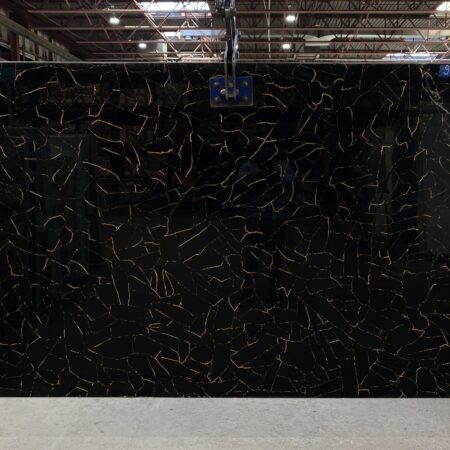 Black Gold Semiprecious - No Lot 2cm Polished, 97" x 58" [Slab #61]