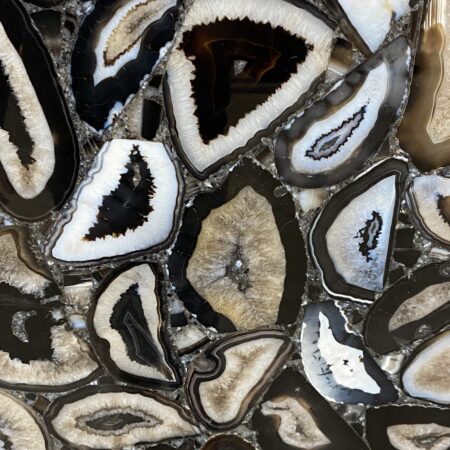 Black Agate Mix Semiprecious - No Lot