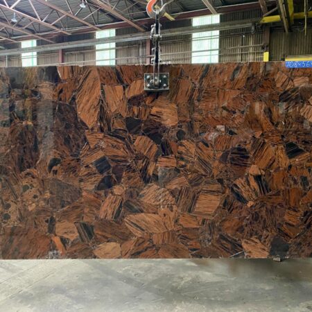 Zebra Jasper Semiprecious - No Lot 3cm Polished, 108" x 56" [Slab #100]