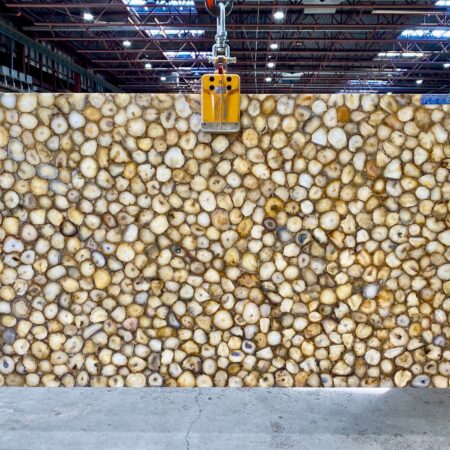 Beige Agate Semiprecious - Lot 2488 2cm Polished, 108" x 60" [Slab #70]