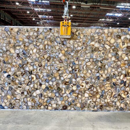 Multi Agate Semiprecious - Lot 2485 2cm Polished, 118" x 59" [Slab #66]