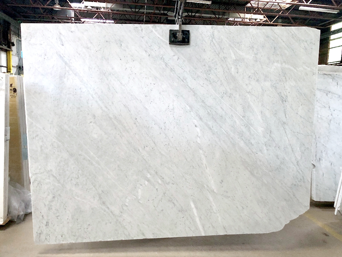 White Carrara Lot #1822 Polished 3cm 94x76 Single Slab