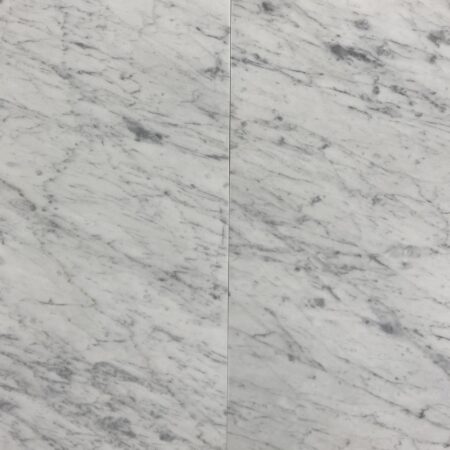 White Carrara Marble Tile - Lot 7040, 12x24