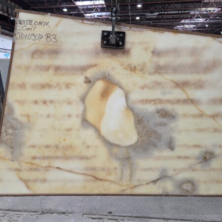 Arena stone nj white onyx  lot 2559d 2cm polished white onyx   no lot 2cm polished 66 x 51 slab 18