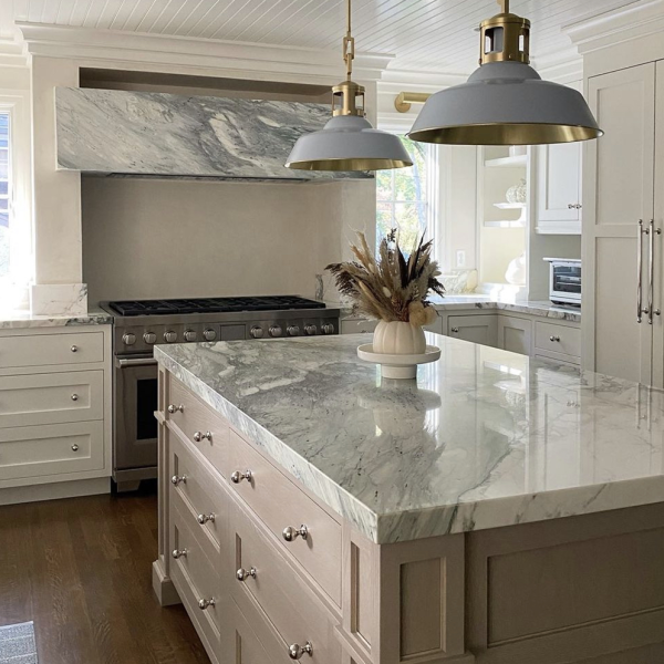 Breccia Turquoise Designed by JK Interior Fabricated by BlackRock Countertops