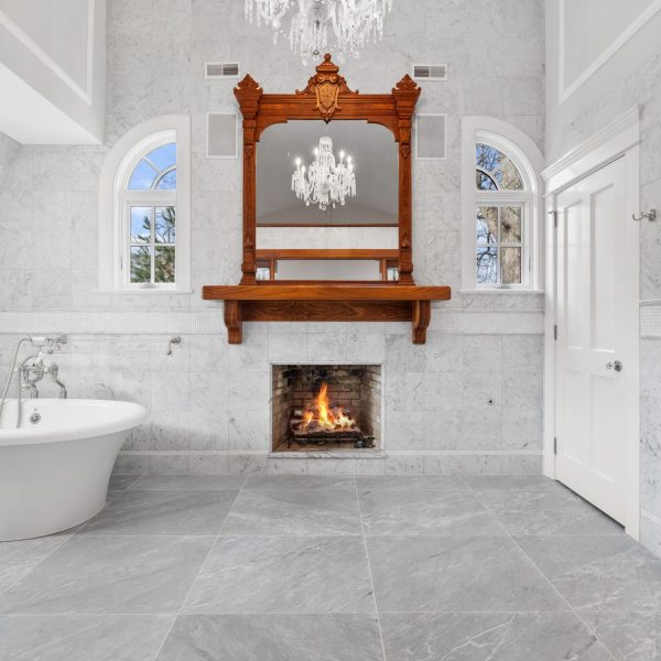 Statuario Principe Porcelain Shower - AG Italian Designs