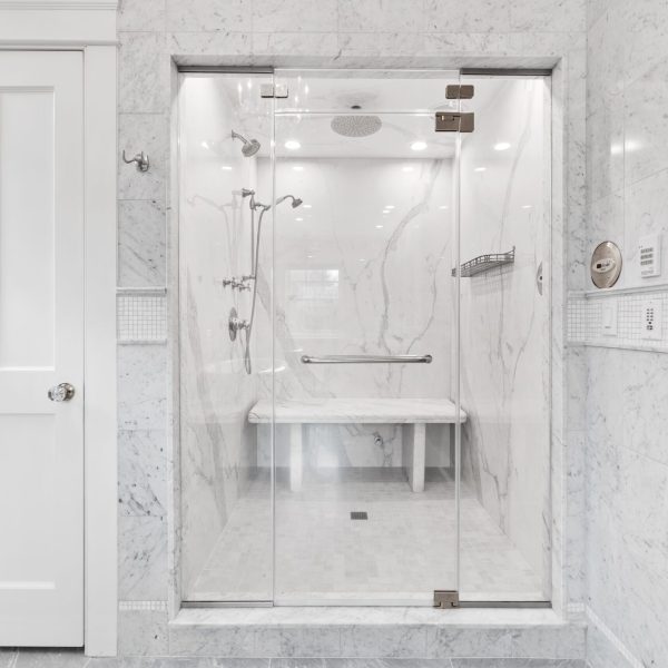 Statuario Principe Porcelain Shower - AG Italian Designs