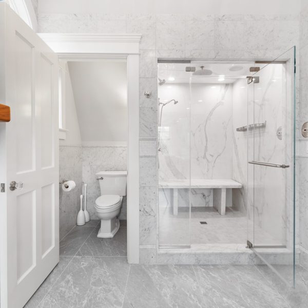 Statuario Principe Porcelain Shower - AG Italian Designs