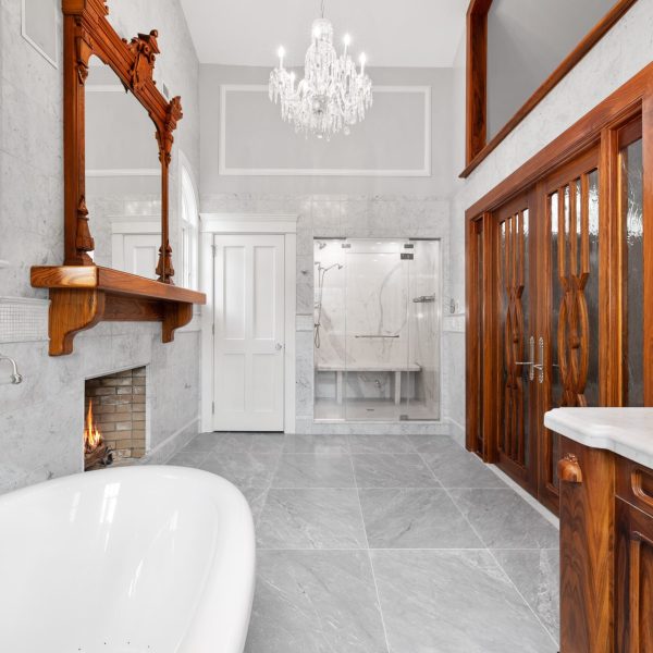 Statuario Principe Porcelain Shower - AG Italian Designs