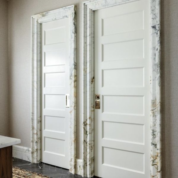 Breccia Capraia Bathroom - Design by Nicole Forina Home