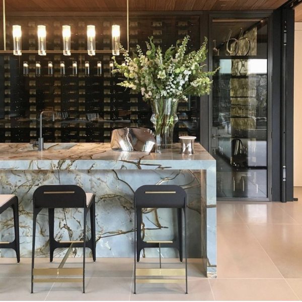 Roma Blue Bar - Image and Design by Casa Santi (David Santiago)