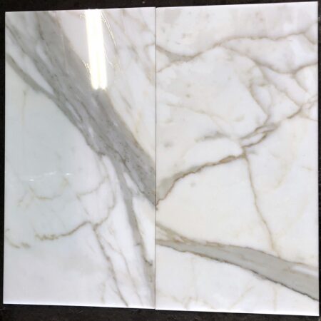 Calacatta Gold Marble Tile - Lot 0006, 12x24
