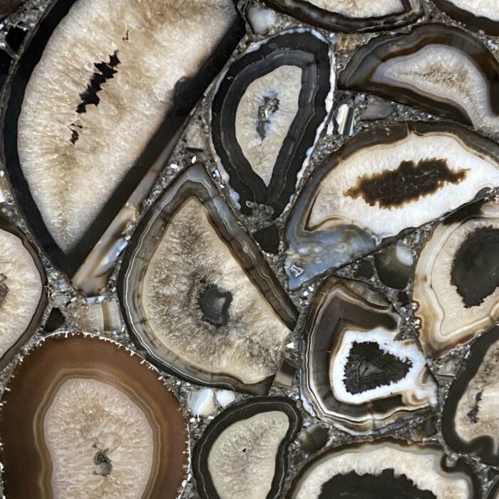 Arena Stone NJ Black Agate Mix Semiprecious – Lot 2510, 2cm Polished Black Agate Mix Semiprecious - No Lot