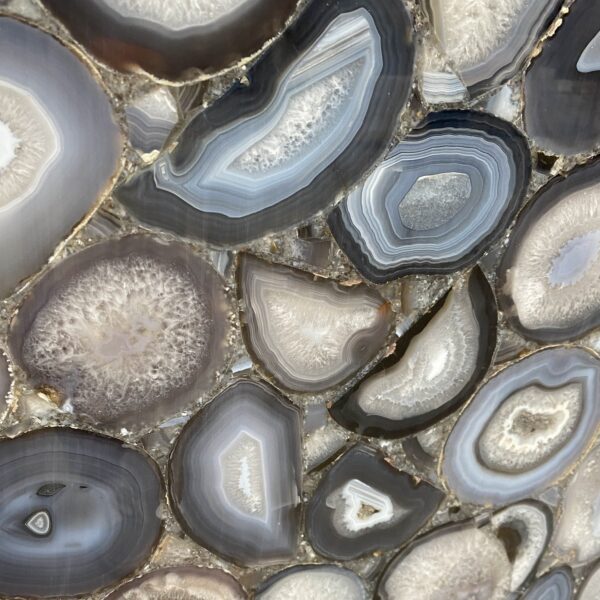 Arena Stone NJ Blue Agate Wild Semiprecious – Lot 2514, 2cm Polished Blue Agate Wild Semiprecious - No Lot