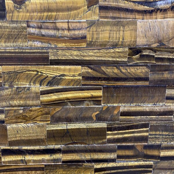 Arena Stone NJ Tiger Eye Gold Semiprecious – Lot 2529, 2cm Polished Tiger Eye Gold Semiprecious - No Lot