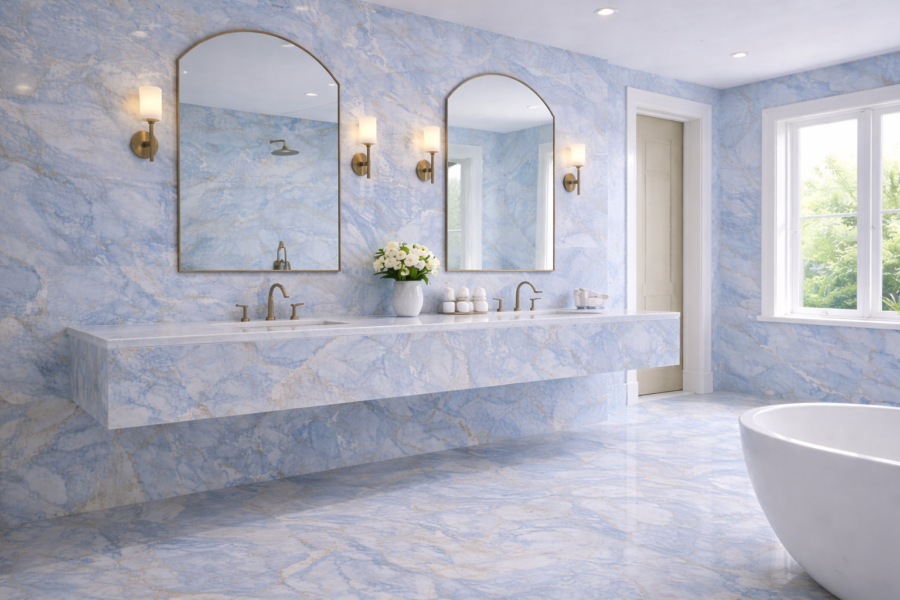 Azule cielo master bath