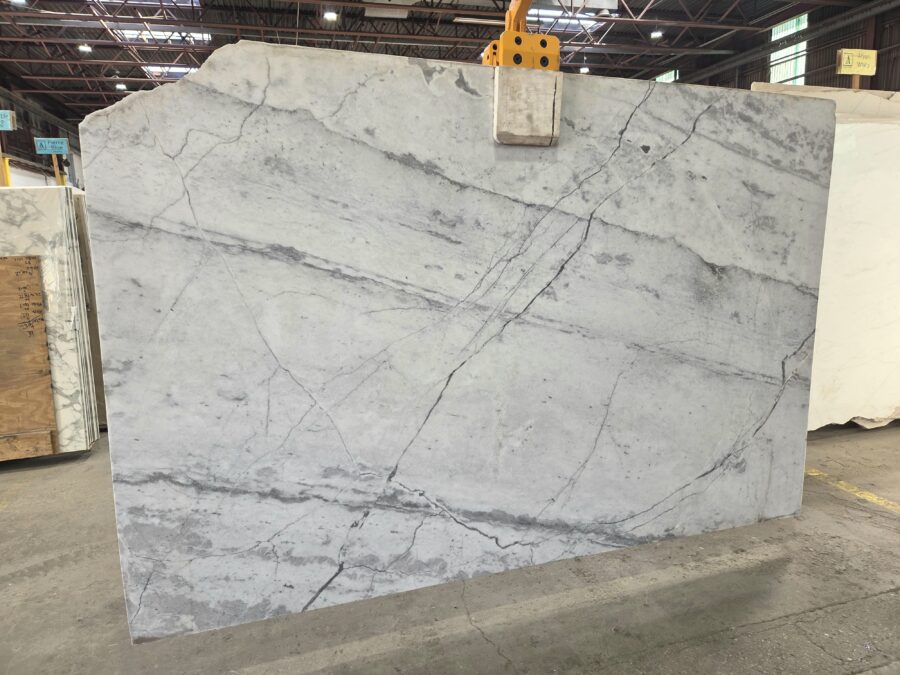 Arena Stone NJ Bianco Camaro – Lot 2536A, 2cm Polished Bianco Camaro - Lot 2536A 2cm Polished, 97" x 63" [Slab #2]