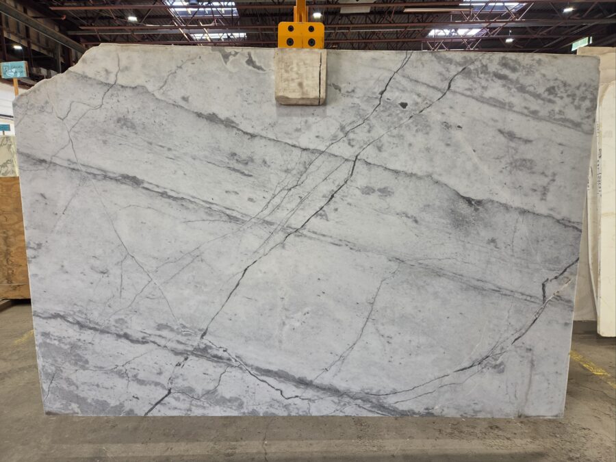 Arena Stone NJ Bianco Camaro – Lot 2536A, 2cm Polished Bianco Camaro - Lot 2536A 2cm Polished, 97" x 63" [Slab #2]