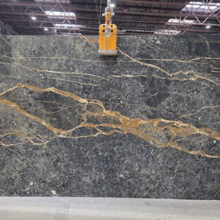 Arena stone nj black port laurent  lot 2610 2cm honed black port laurent   lot 2610 2cm honed 122 x 76 slab 14
