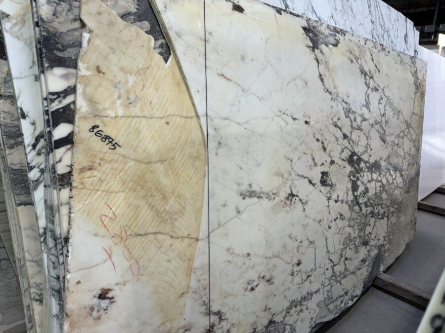 Arena Stone NJ Breccia Capraia- Lot 1956, 2cm Polished Breccia Capraia - Lot 1956 Slab #1 ...Thinned out in the back