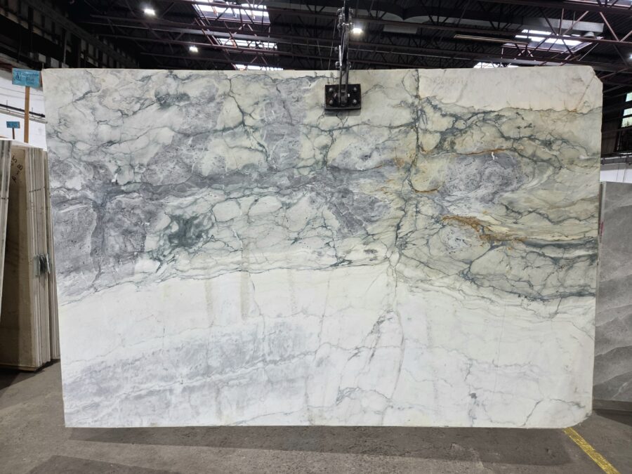 Arena Stone NJ Breccia Turquoise – Lot 1990, 2cm Polished Breccia Turquoise - Lot 1990 2cm Polished, 103" x 72" [Slab #21] - ,100