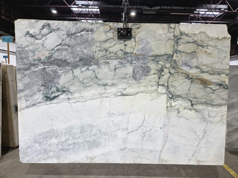 Arena Stone NJ Breccia Turquoise – Lot 1990, 2cm Polished Breccia Turquoise - Lot 1990 2cm Polished, 108" x 73" [Slab #27] - ,000