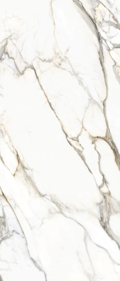 Arena Stone NJ Calacatta Dorato Oversize – AP309S, 6.5mm Polished/Silk Calacatta Dorato - 48" X 110" [Face 2]