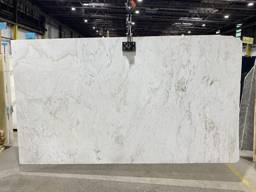 Arena Stone NJ Calacatta Cream – Lot 2532, 2cm Polished Calacatta Cream - Lot 2532 2cm Polished, 122" x 67" [Slab #11]