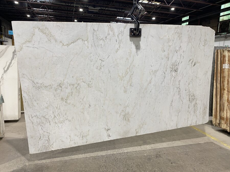Arena Stone NJ Calacatta Cream – Lot 2532, 2cm Polished Calacatta Cream - Lot 2532 2cm Polished, 122" x 67" [Slab #11]