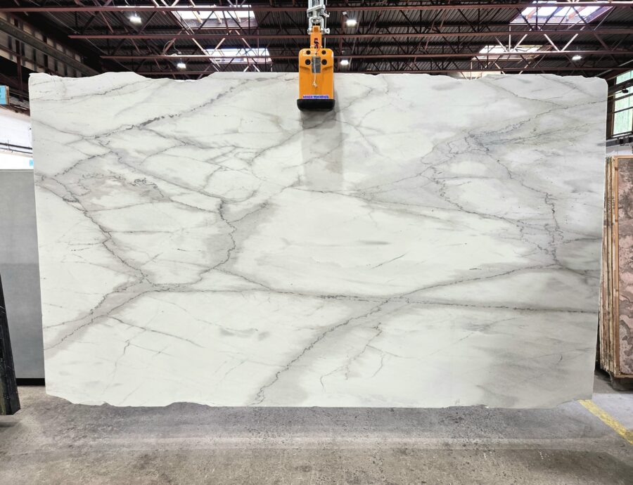 Arena Stone NJ Calacatta Lincoln – Lot 2552, 2cm Honed Calacatta Lincoln - Lot 2552 2cm Honed, 129" x 74" [Slab #34]