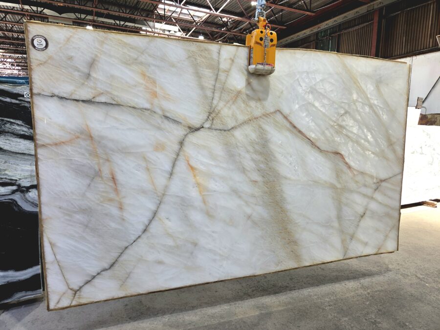 Arena Stone NJ Crystal Himalaia – Lot 2577, 3cm Polished Crystal Himalaia - Lot 2577 3cm Polished, 127" x 74" [Slab #8]
