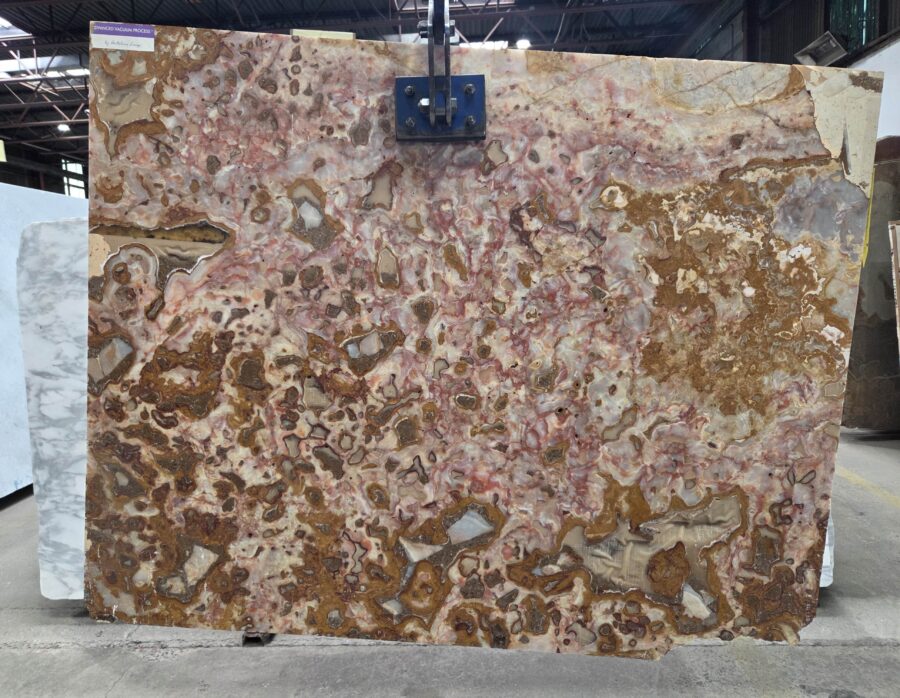 Arena Stone NJ Fudco Onyx – Lot 2562, 2cm Polished Fudco Onyx - Lot 2562 2cm Polished, 51" x 35" [Slab #4]