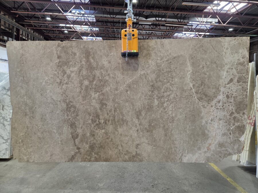 Light Emperador - Lot A4905 2cm Polished, 112" x 58" [Slab #1] - 0