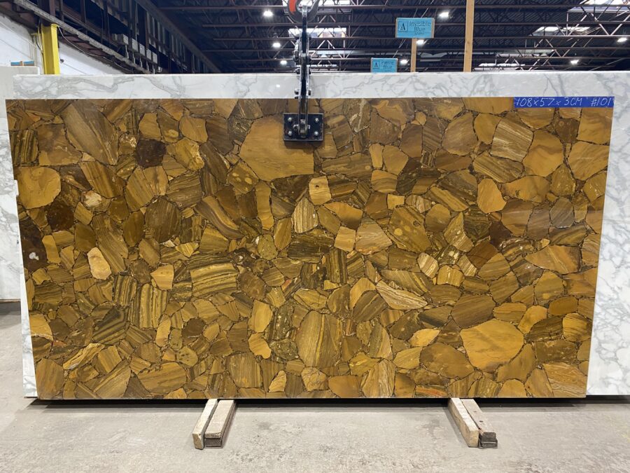 Arena Stone NJ Pietra Pasina Semiprecious – Lot 2524, 3cm Polished Pietra Pasina - No Lot 3cm Polished, 108" x 57" [Slab #101]