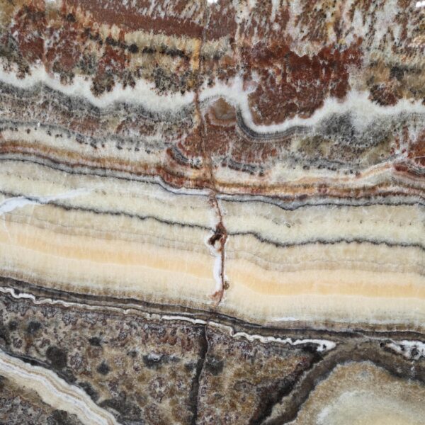 Arena Stone NJ Red Onyx Fantastico – Lot 2569, 2cm Polished Red Onyx Fantastico - Lot 2569