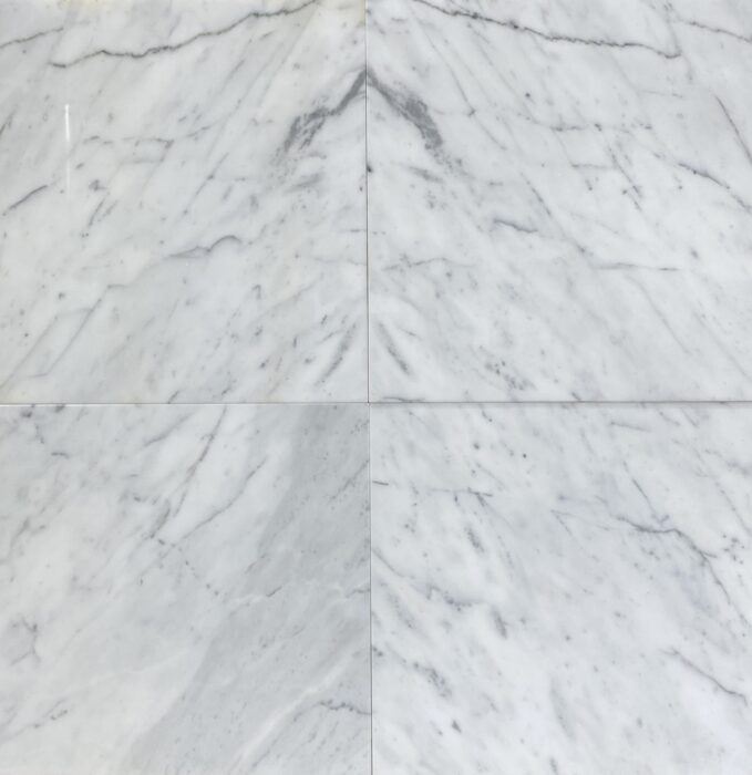 Arena Stone NJ Statuario Marble Tile – Lot 7011, 18×18 Statuario Marble Tile - Lot 7011, 18x18