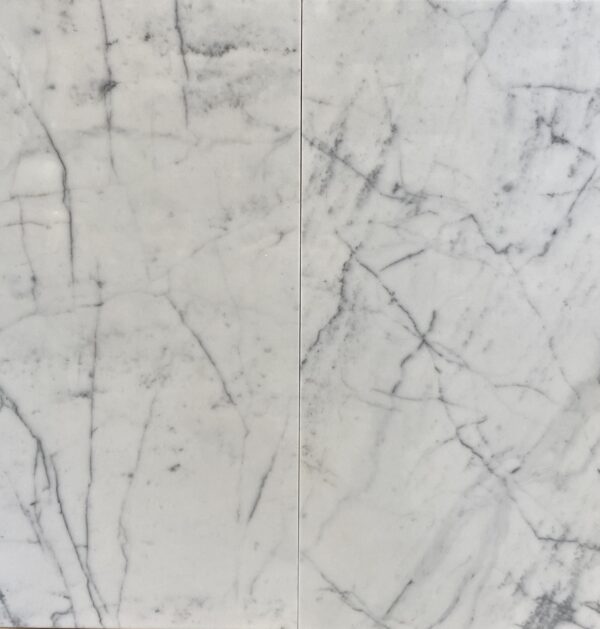 Arena Stone NJ Statuario Venato Marble Tile – Lot 0007, 12×24 Statuario Venato Marble Tile - Lot 0007, 12x24