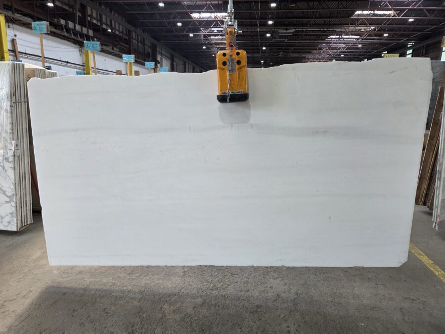 Arena Stone NJ Thassos – Lot 2589, 2cm Polished or Honed Thassos - Lot 2589 2cm Honed, 106" x 56" [Slab #3]