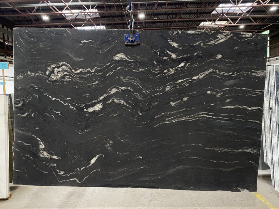 Arena Stone NJ Titanium – Lot 2232, 3cm Leathered Titanium - Lot 2232 3cm Leathered, 122" x 78" [Slab #47]