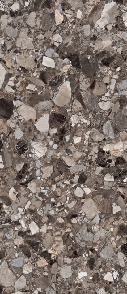 Arena stone nj via della pietra marrone  9mm structured via della pietra marrone   24 x 48 face 3