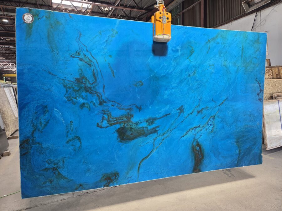 Arena Stone NJ Blue Dream – Lot 2576, 3cm Polished Blue Dream - Lot 2576 3cm Polished, 123" x 74" [Slab #1]