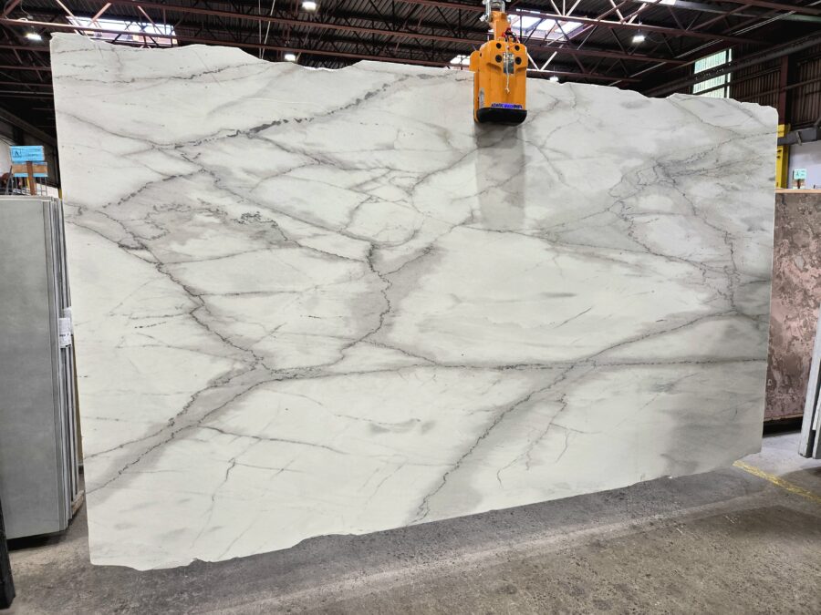 Arena Stone NJ Calacatta Lincoln – Lot 2552, 2cm Honed Calacatta Lincoln - Lot 2552 2cm Honed, 129" x 74" [Slab #34]